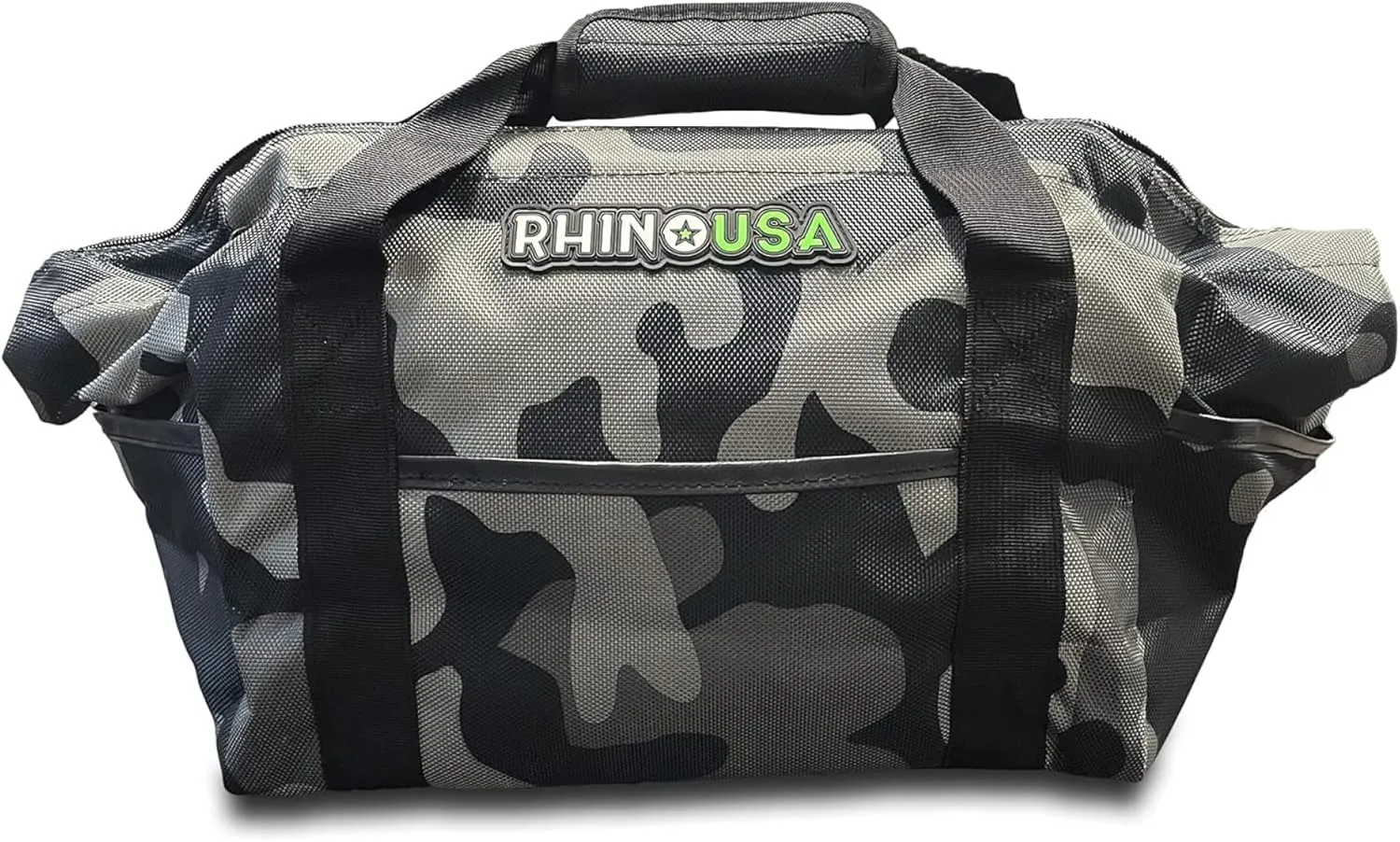 Rhino USA Heavy Duty Recovery Gear Storage Bag - Ultimate Recovery Kit Equipment Bag For Off-Road Gear and 4x4 Accessories - Fits Tow Straps, Shackles, Snatch Block, and UTV Accessories (Camouflage)