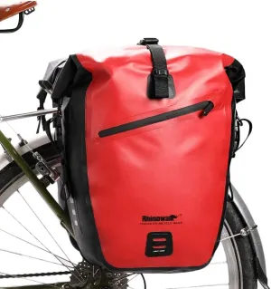 Rhinowalk Bike Bag Waterproof Bike Pannier Bag 27L,(for Bicycle Cargo Rack Saddle Bag Shoulder Bag Laptop Pannier Rack Bicycle Bag Professional Cycling Accessories)