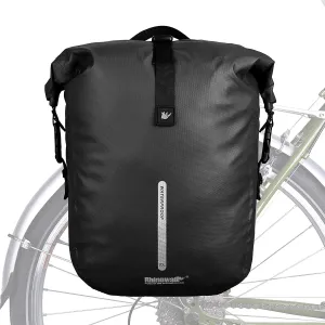Rhinowalk Bike Pannier Bag, Waterproof Rack Bicycle Bag 20L, Bike Bag Shoulder Bag Laptop Pannier Backpack Professional Cycling Accessories