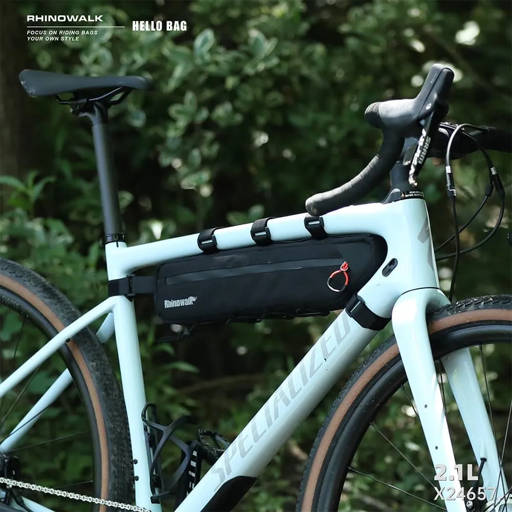 Rhinowalk Bike Triangle Bag - Waterproof Under Top Tube Bag, Cycling Accessories