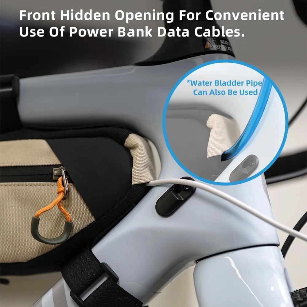 Rhinowalk Bike Triangle Bag - Waterproof Under Top Tube Bag, Cycling Accessories