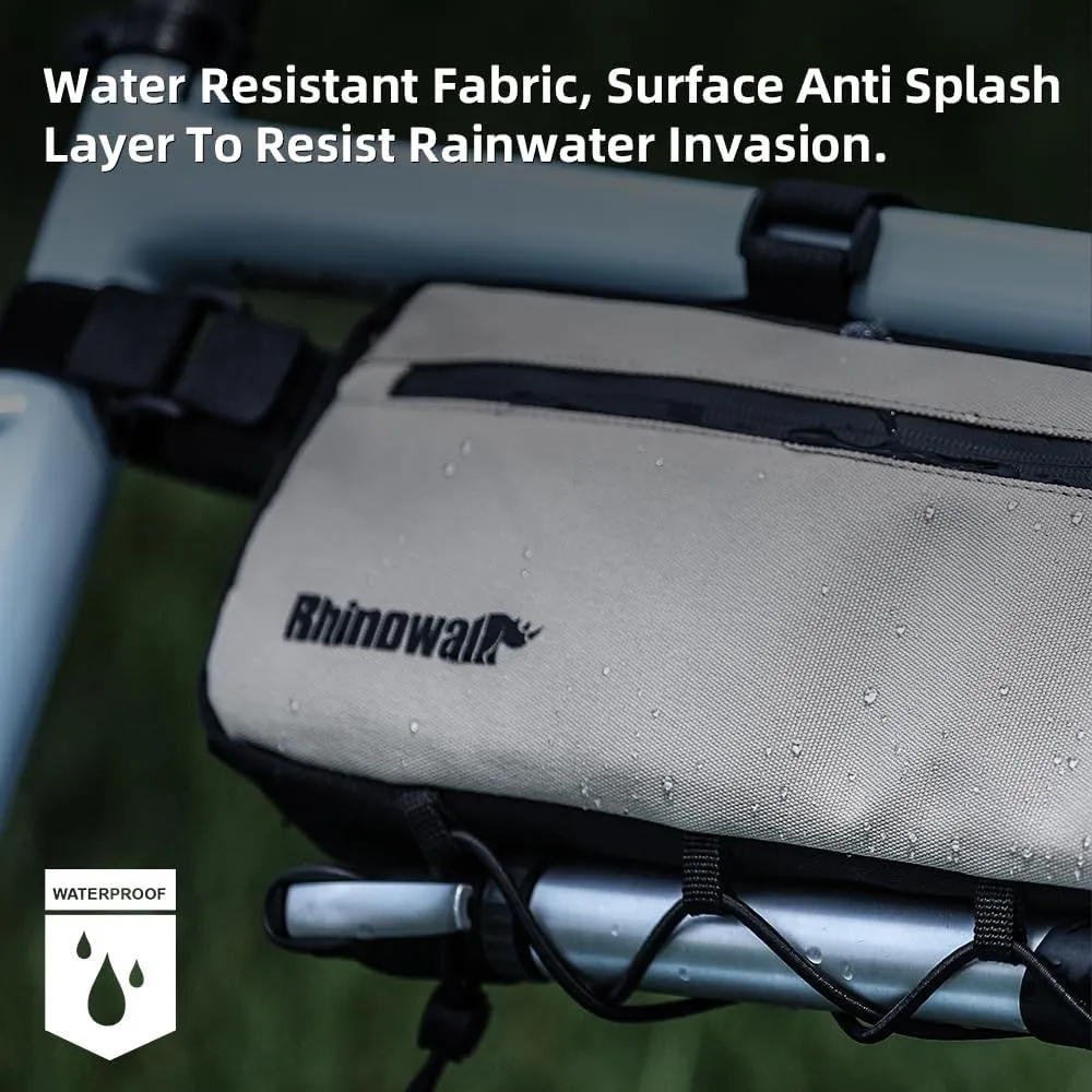 Rhinowalk Bike Triangle Bag - Waterproof Under Top Tube Bag, Cycling Accessories
