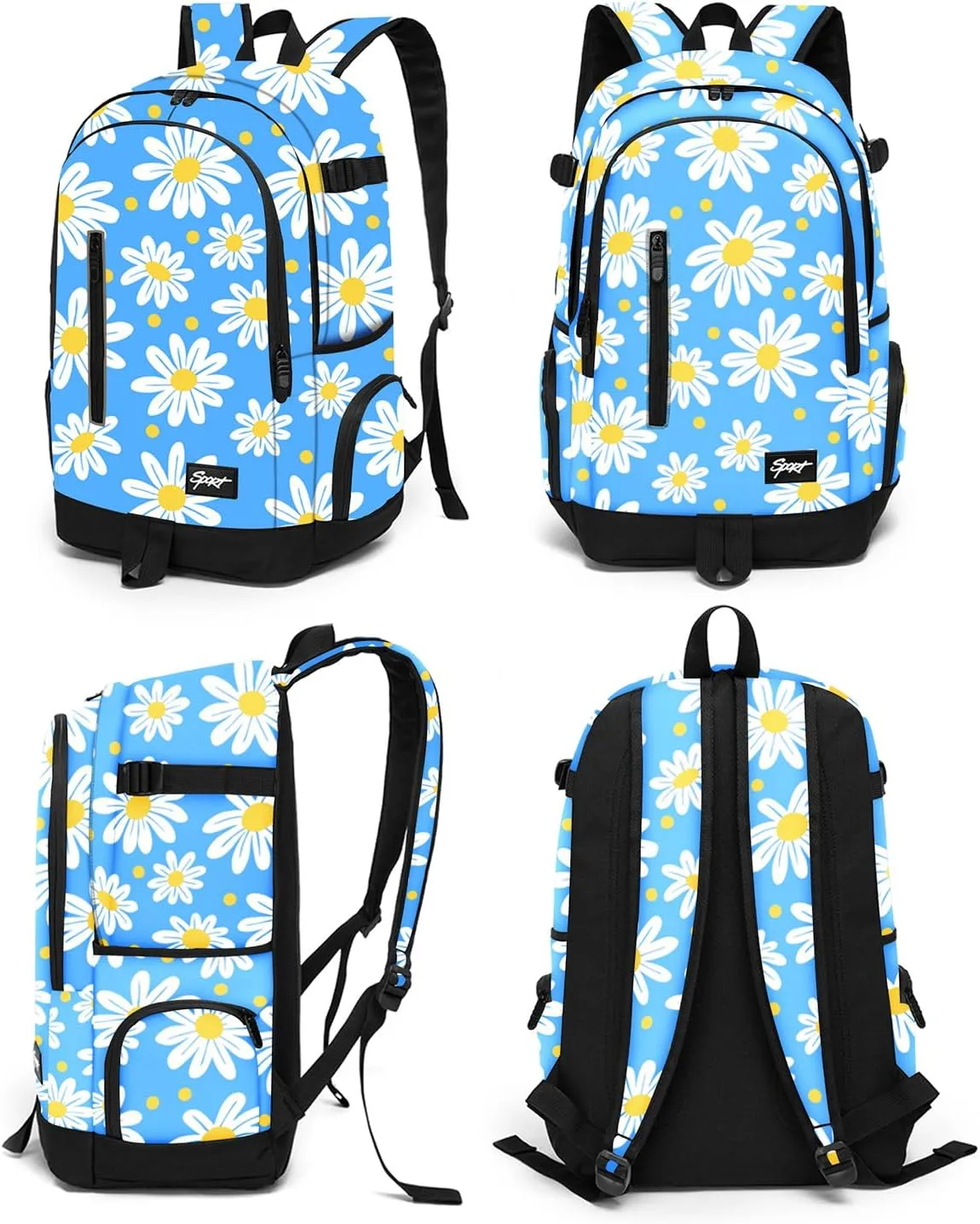 rickyh style School Backpack Travel Bag for Men & Women Lightweight College Back Pack with Laptop Compartmen