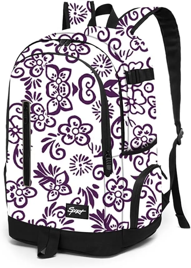 rickyh style School Backpack Travel Bag for Men & Women Lightweight College Back Pack with Laptop Compartmen