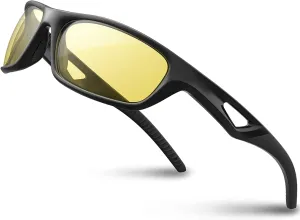RIVBOS Polarized Sports Sunglasses Driving Sun Glasses Shades for Men Women Tr90 Frame for Cycling Fishing Running RB831