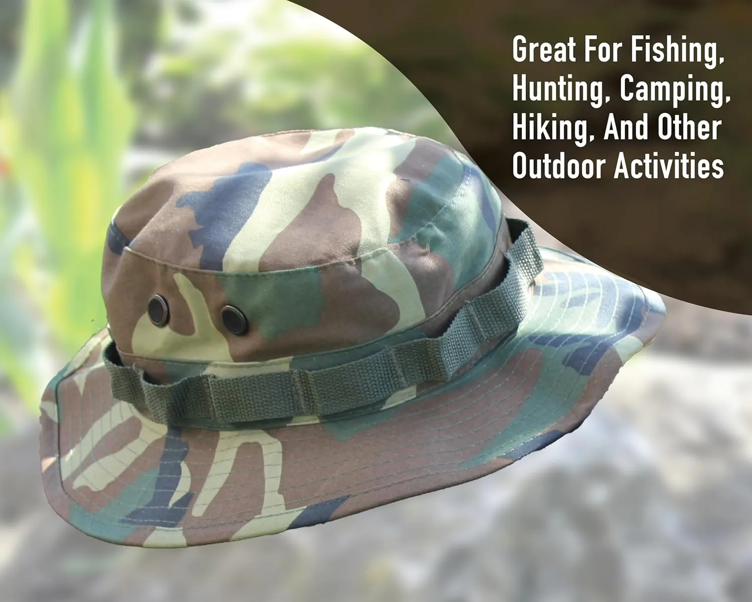 Rothco Camo Boonie Hat Bucket Hat Military Hat