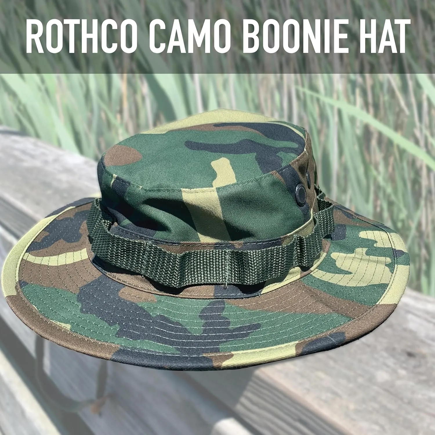Rothco Camo Boonie Hat Bucket Hat Military Hat