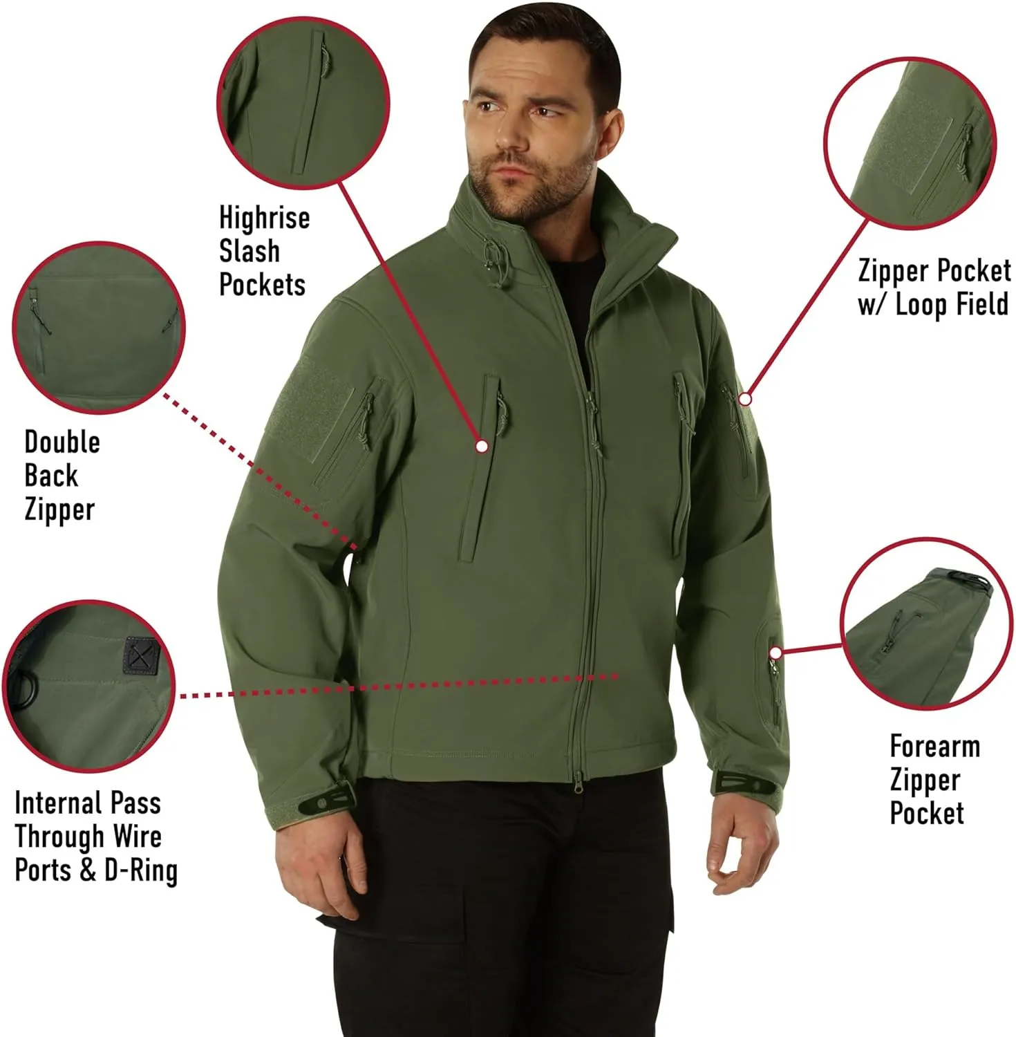 Rothco Special Ops Soft Shell Jacket - Unbeatable Weather Defense and Tactical Versatility