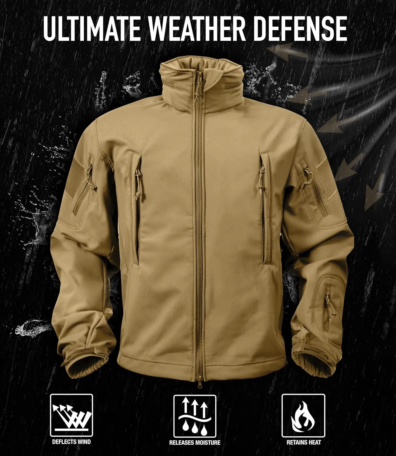Rothco Special Ops Soft Shell Jacket - Unbeatable Weather Defense and Tactical Versatility