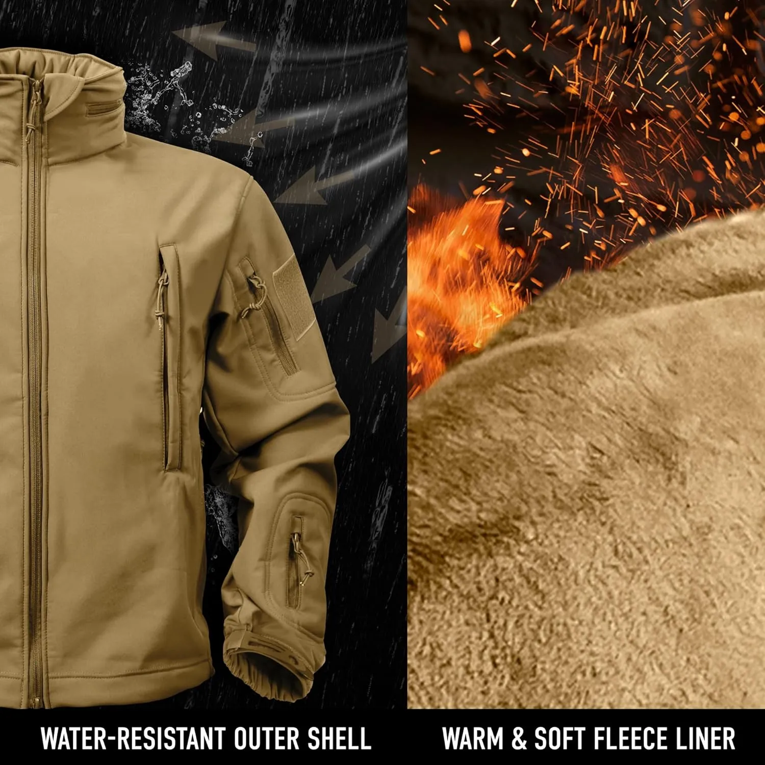 Rothco Special Ops Soft Shell Jacket - Unbeatable Weather Defense and Tactical Versatility