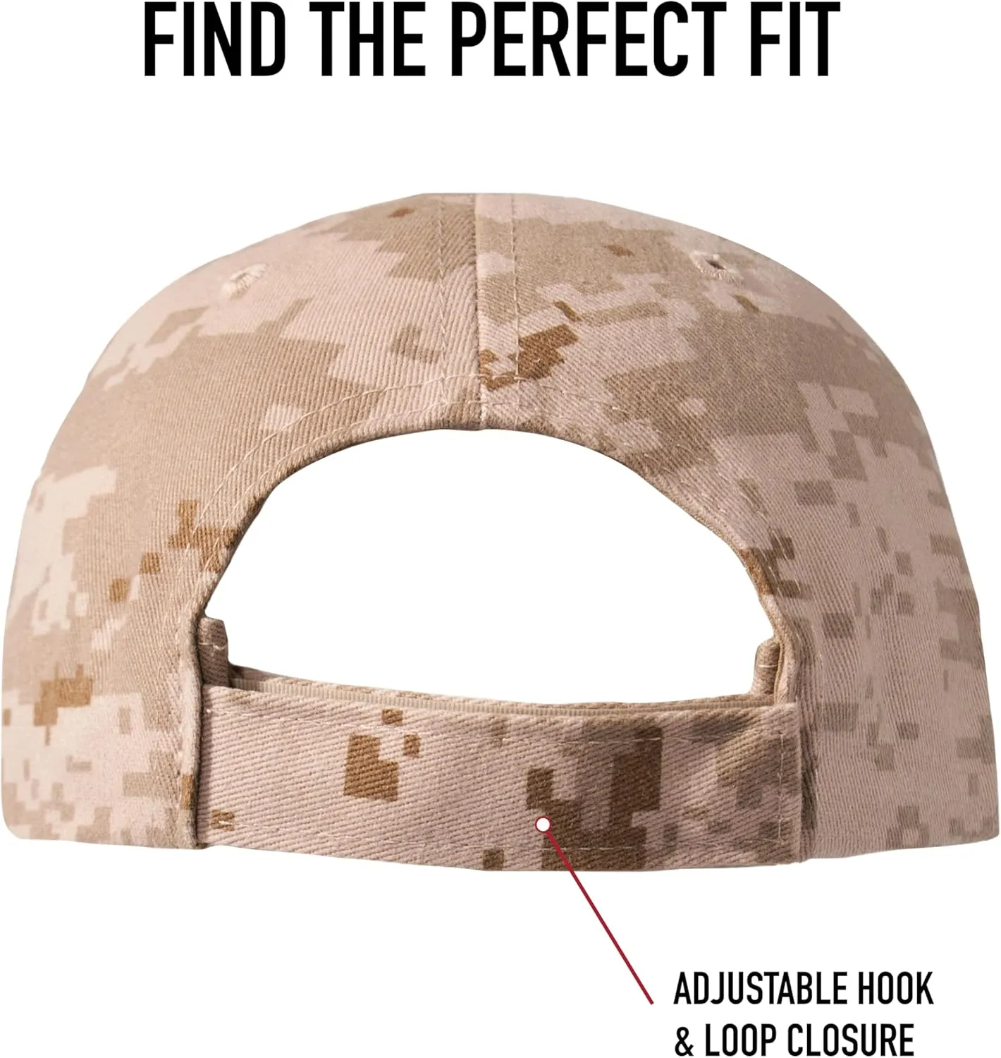 Rothco Supreme Camo Low Profile Cap – Adjustable Rugged Outdoor Baseball Hat
