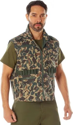 Rothco X Bear Archery Fred Bear Camo Ranger Vest – Tactical Vest with 10 Utility Pockets