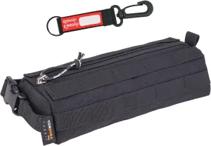 Rough Enough Small Tactical Bag Pouch for Boys Adults Outdoor Adventures with Molle System Quick Release Handle Black