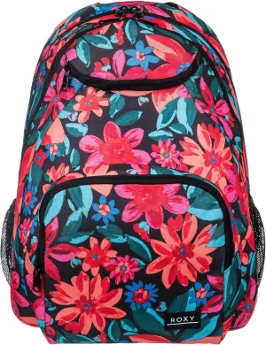 Roxy Women Shadow Swell 24 L Medium Backpack, Anthracite Floral Fiesta, One Size