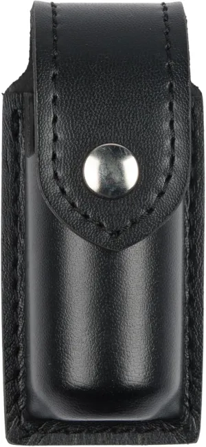 Safariland Duty Gear MK3 Chrome Snap OC Pepper Spray Holder (Plain Black), 38-4-2