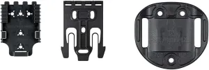 Safariland QLS 1-2 Quick Locking System Kit with Locking Fork & Receiver Plate, 1.5" Contoured Belt Loop - Black