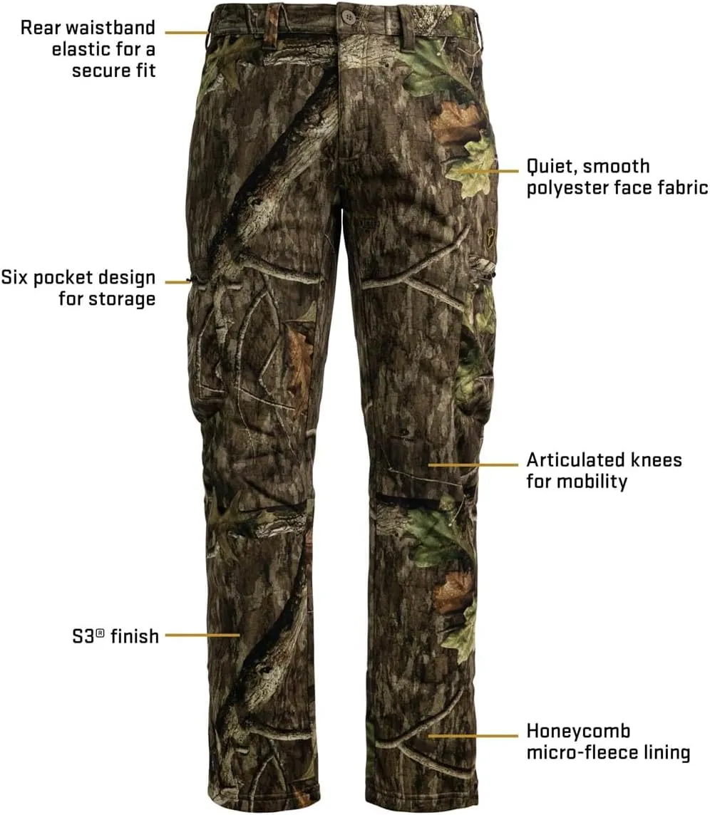 Scent Blocker Shield Series Silentec Midweight Pants, Camo Hunting Clothing for Men