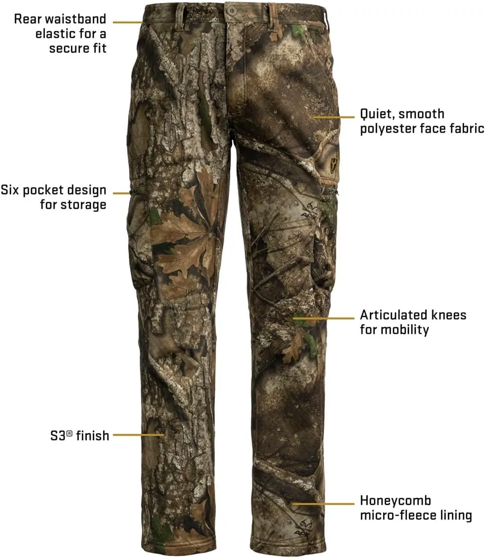 Scent Blocker Shield Series Silentec Midweight Pants, Camo Hunting Clothing for Men