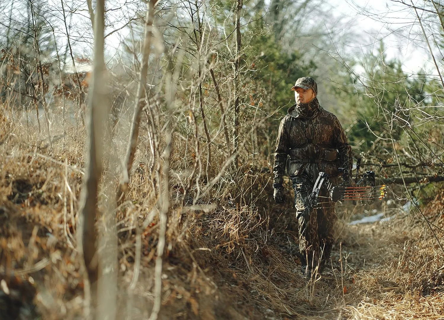 Scent Blocker Shield Series Silentec Midweight Pants, Camo Hunting Clothing for Men