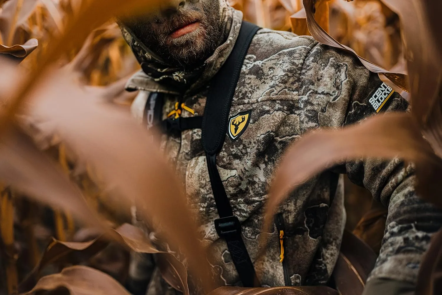 SCENTBLOCKER Adrenaline Camo Zip-Up Jacket for Men