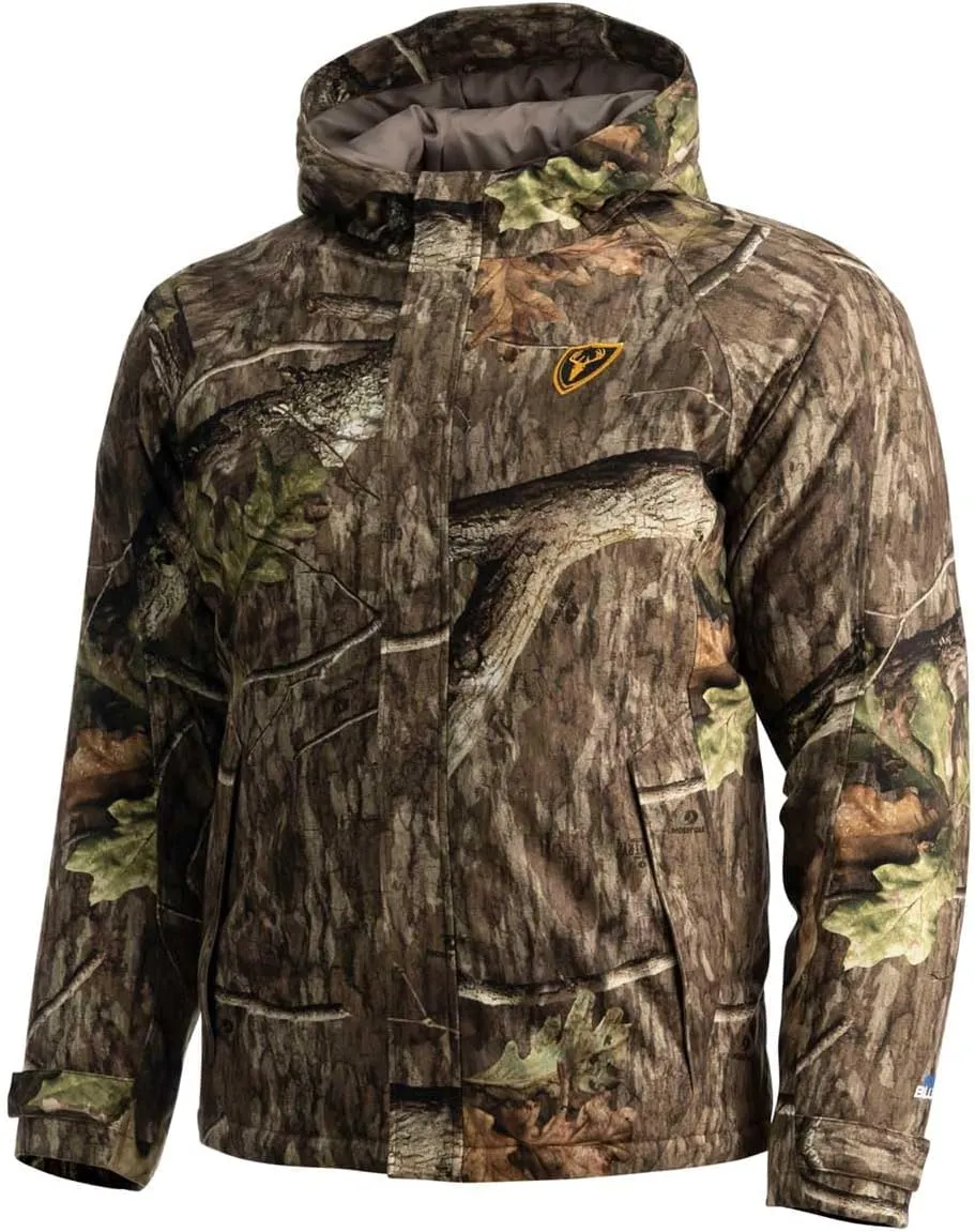 SCENTBLOCKER Men's Insulated Drencher Breathable Waterproof Camo Hunting Jacket