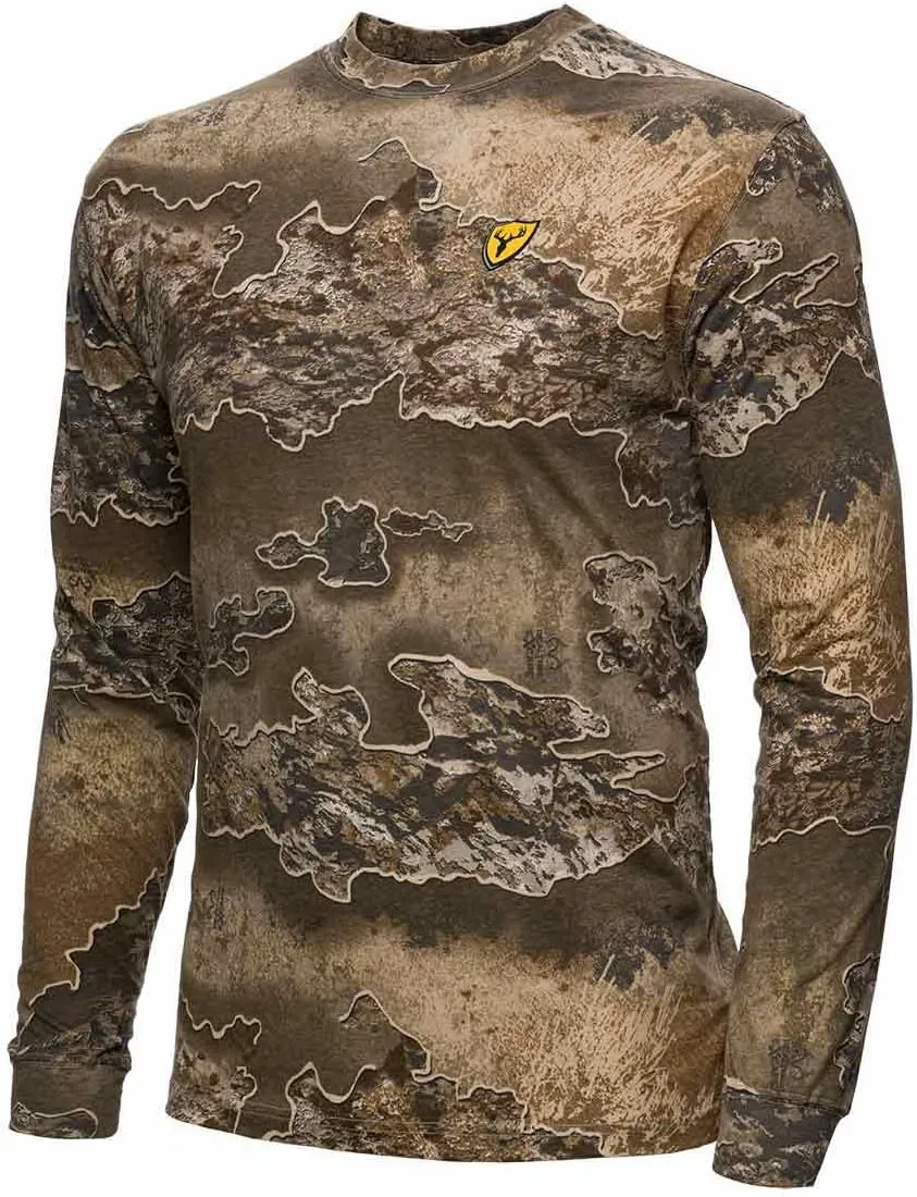 SCENTBLOCKER Scent Blocker Fused Cotton Lightweight Long-Sleeve Shirt, Camo Hunting Clothes