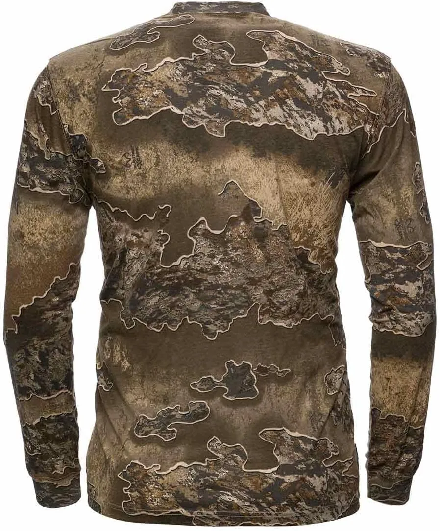 SCENTBLOCKER Scent Blocker Fused Cotton Lightweight Long-Sleeve Shirt, Camo Hunting Clothes