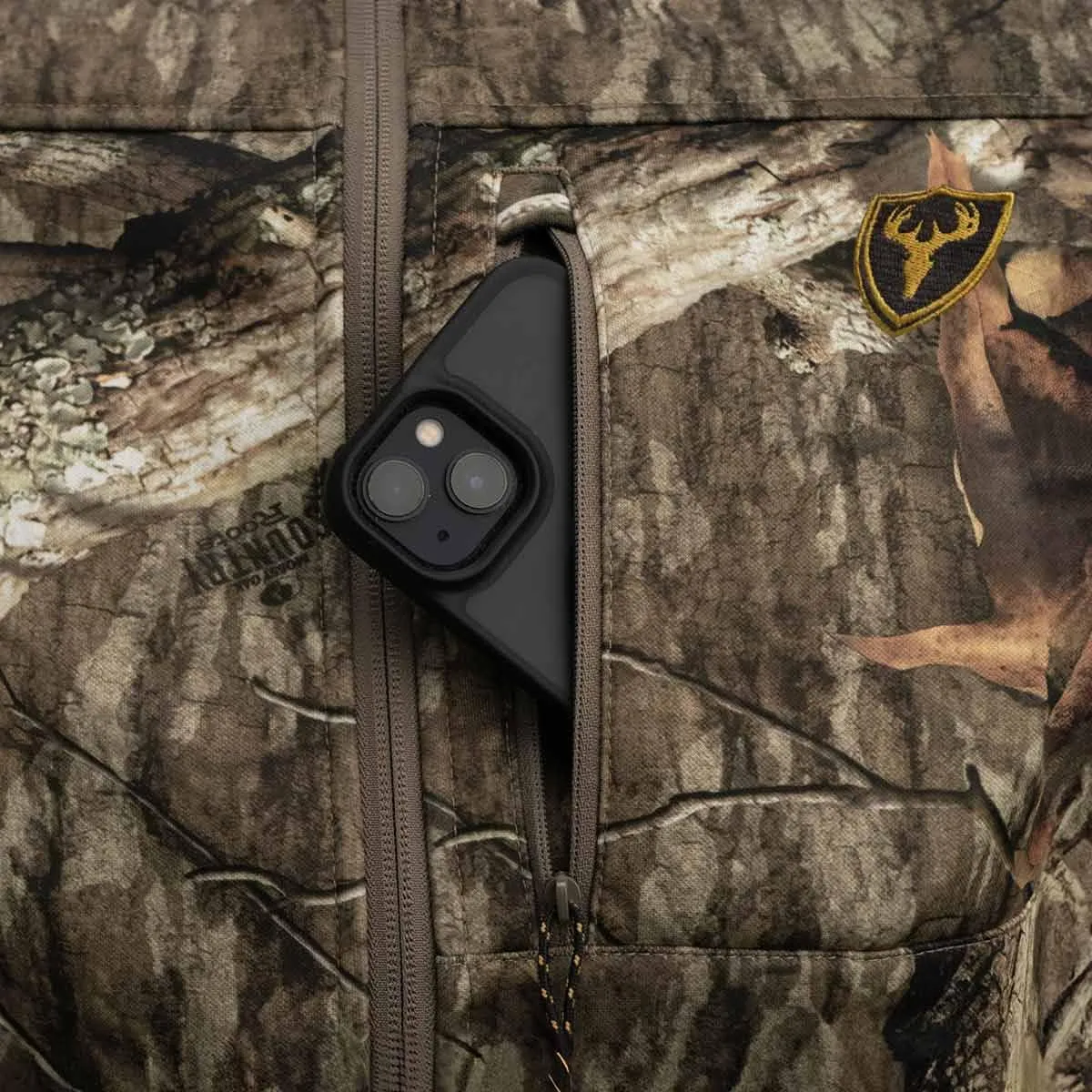 SCENTBLOCKER Scent Blocker Shield Series Silentec Midweight Jacket, Camo Hunting Clothes for Men