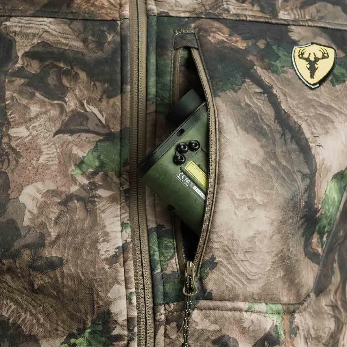 SCENTBLOCKER Scent Blocker Shield Series Silentec Midweight Jacket, Camo Hunting Clothes for Men