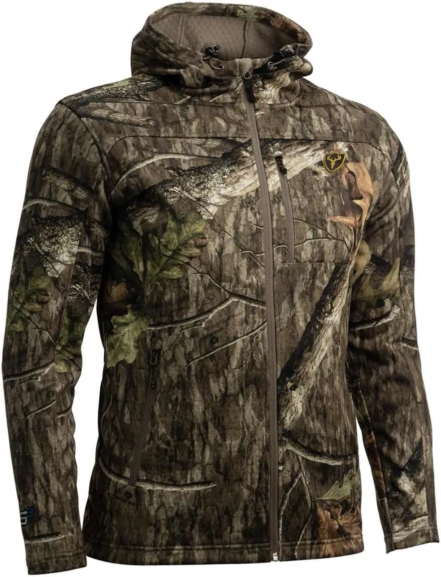 SCENTBLOCKER Scent Blocker Shield Series Silentec Midweight Jacket, Camo Hunting Clothes for Men