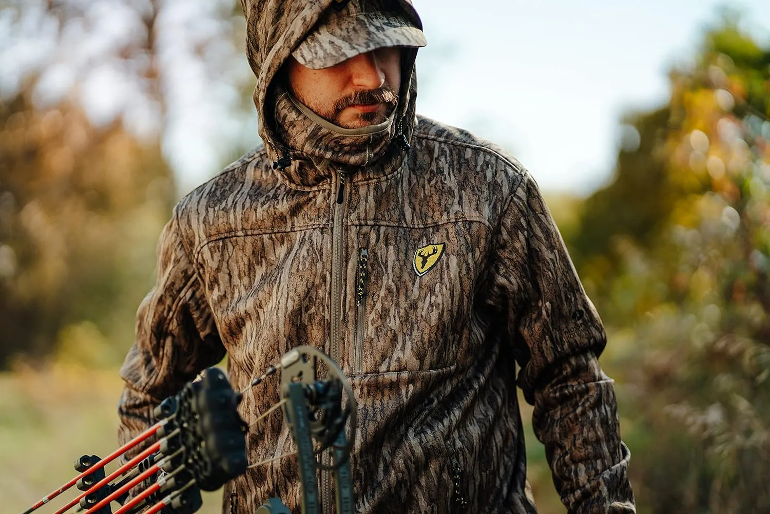 SCENTBLOCKER Scent Blocker Shield Series Silentec Midweight Jacket, Camo Hunting Clothes for Men
