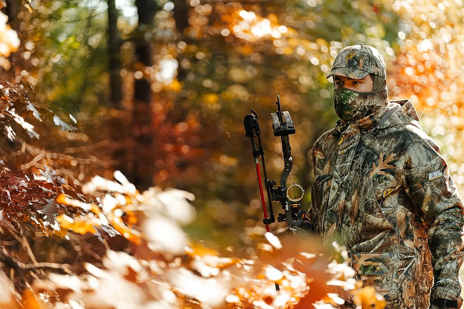 ScentBlocker Whitetail Pursuit Insulated Camouflage Parka, Hooded Hunting Jacket for Men
