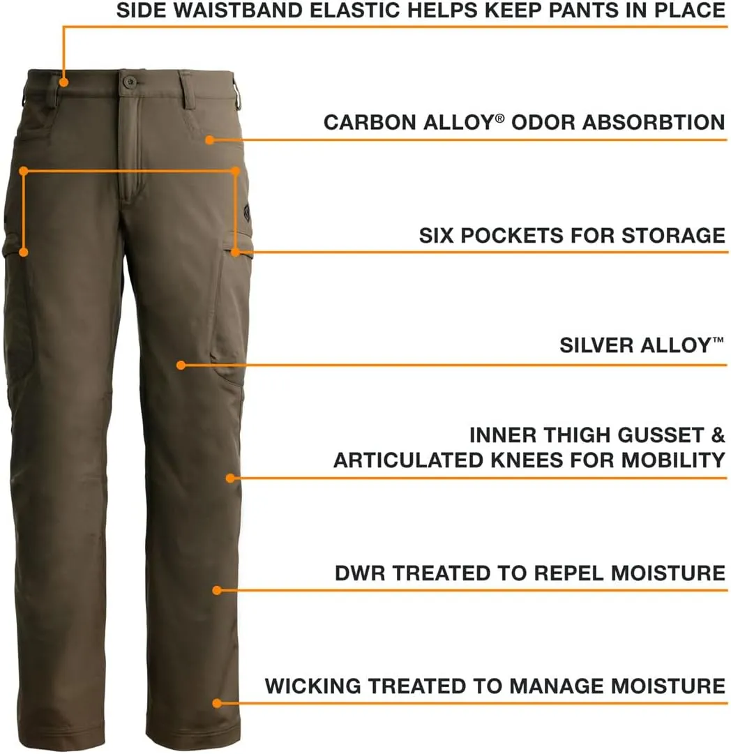 ScentLok BE:1 Phantom Pants, Lightweight Camo Scent Control Hunting Pants