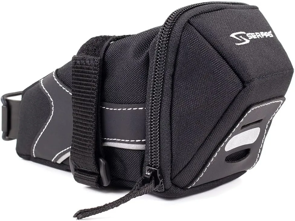 Serfas Large Shuttle Bicycle Saddle Bag - LT-6BK