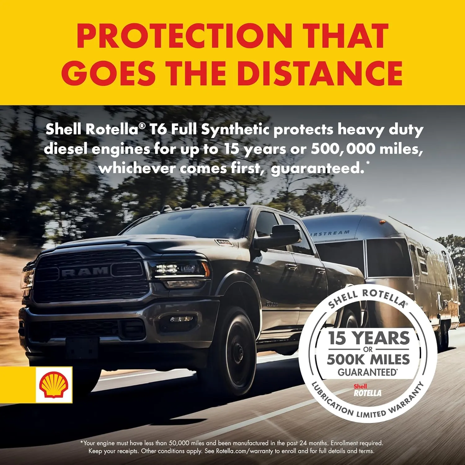 Shell Rotella T6 Full Synthetic 5W-40 Diesel Engine Oil, 1 Gallon