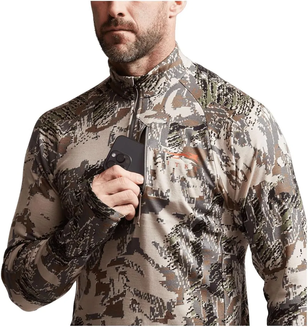 SITKA Gear Mens Core Merino 220 Half-Zip Jacket