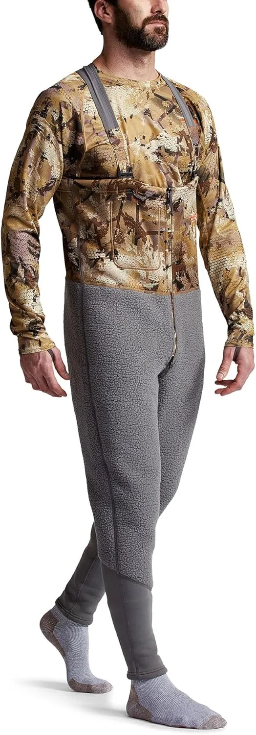 SITKA Gear Men's Gradient Cold Weather Water Repellent Insulated Non-Compressible Ultra-Thick Fleece Hunting Bib
