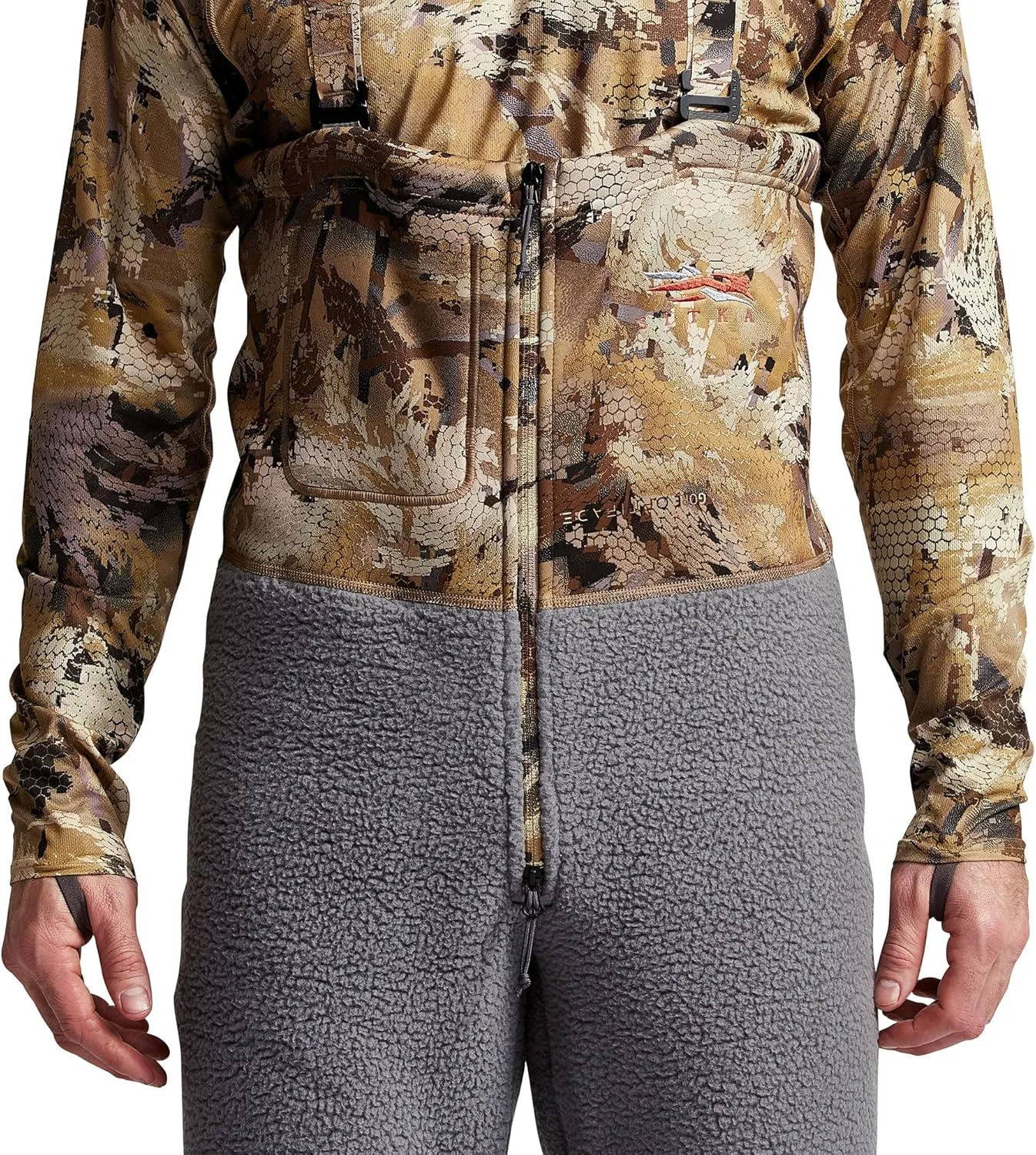 SITKA Gear Men's Gradient Cold Weather Water Repellent Insulated Non-Compressible Ultra-Thick Fleece Hunting Bib