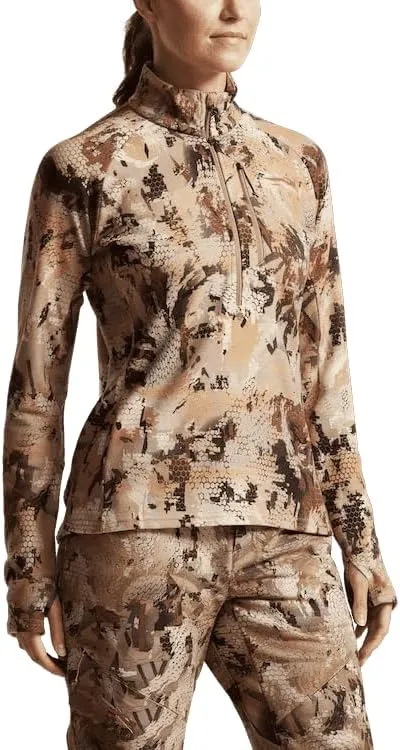 Sitka Gear Waterfowl Marsh Women's CORE Merino 330 Half-Zip Pullover 600167-WL