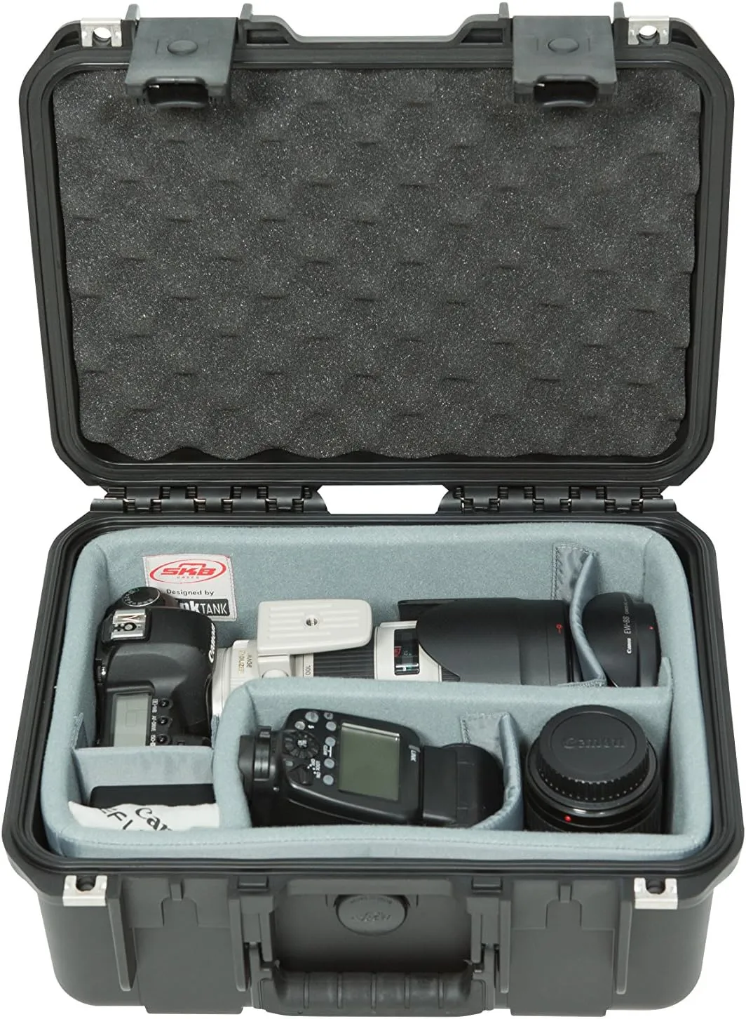 SKB Cases iSeries 1309-6 Case with Think Tank Designed Photo Dividers, Black (3i-1309-6DT)
