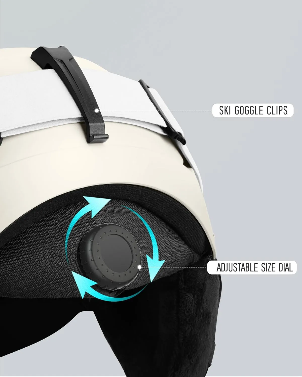 Ski Helmet and Goggles Set, Snowboard Helmet Goggles for Men Women & Youth, Shockproof Snow Helmet Anti Fog OTG Snow Goggles for Skiing Snowboarding
