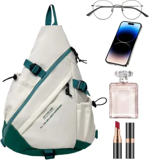 Sling Backpack - Casual Pack for Students | Shoulder Bag Travel Hiking Daypack | Stylish Sports Style Chest Pack for Camping Hiking Fitness, Large Capacity Sling Daypack