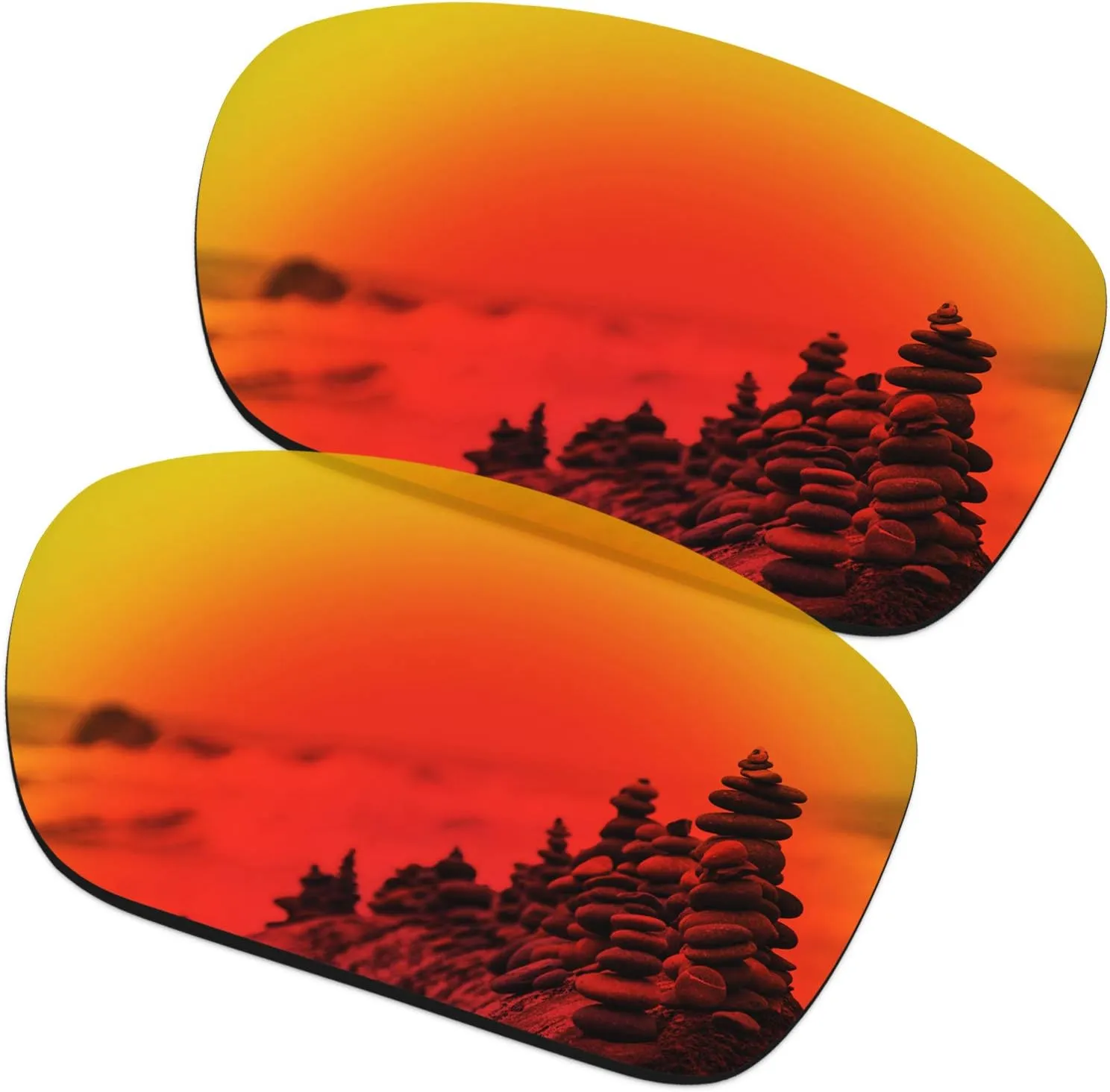 SmartVLT Men's Replacement Lenses/Nosepieces for Oakley Turbine OO9263 Sunglass - More Options