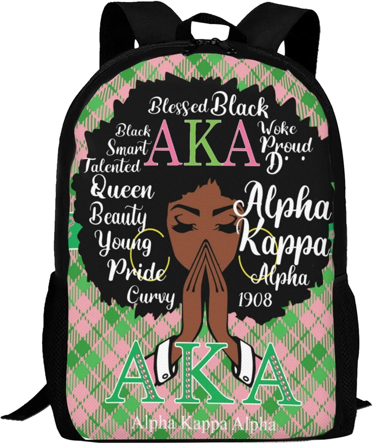 Sorority Multifunctional Backpack Large Travel Backpack for Men Women Computer Work Business Carry on Daypack, Style-12
