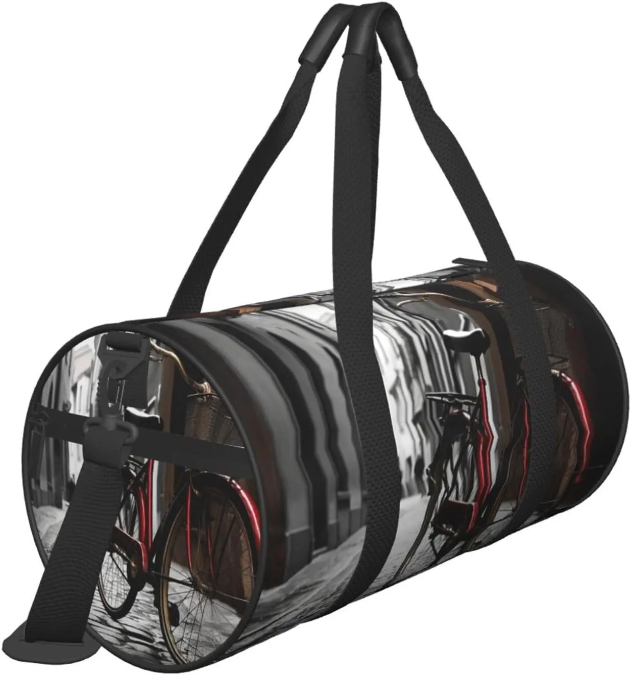 Sports Gym Bag for Women Men Travel Duffel Bag Tote Weekender Bag Carry on Overnight Bag for Travel Swimming Fitness Workout Sports Street Bicycle Duffle Bag