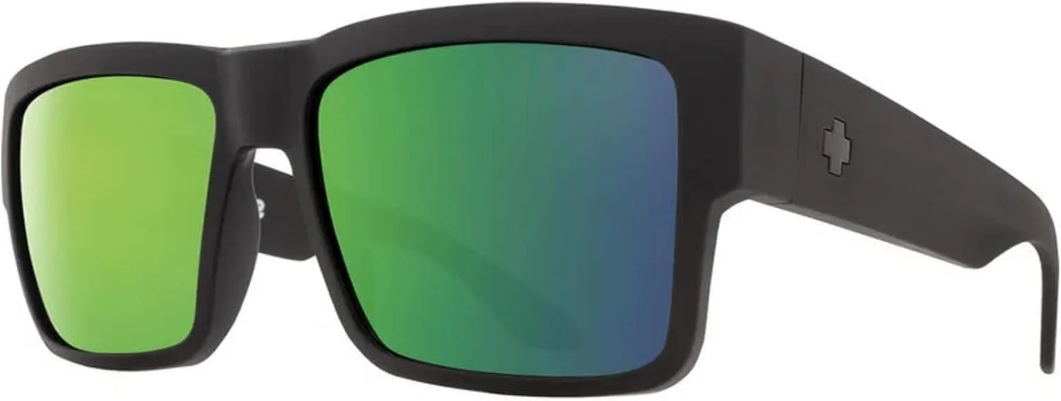 SPY Cyrus Square Sunglasses for Men for Women   BUNDLE with Designer iWear Eyewear Kit