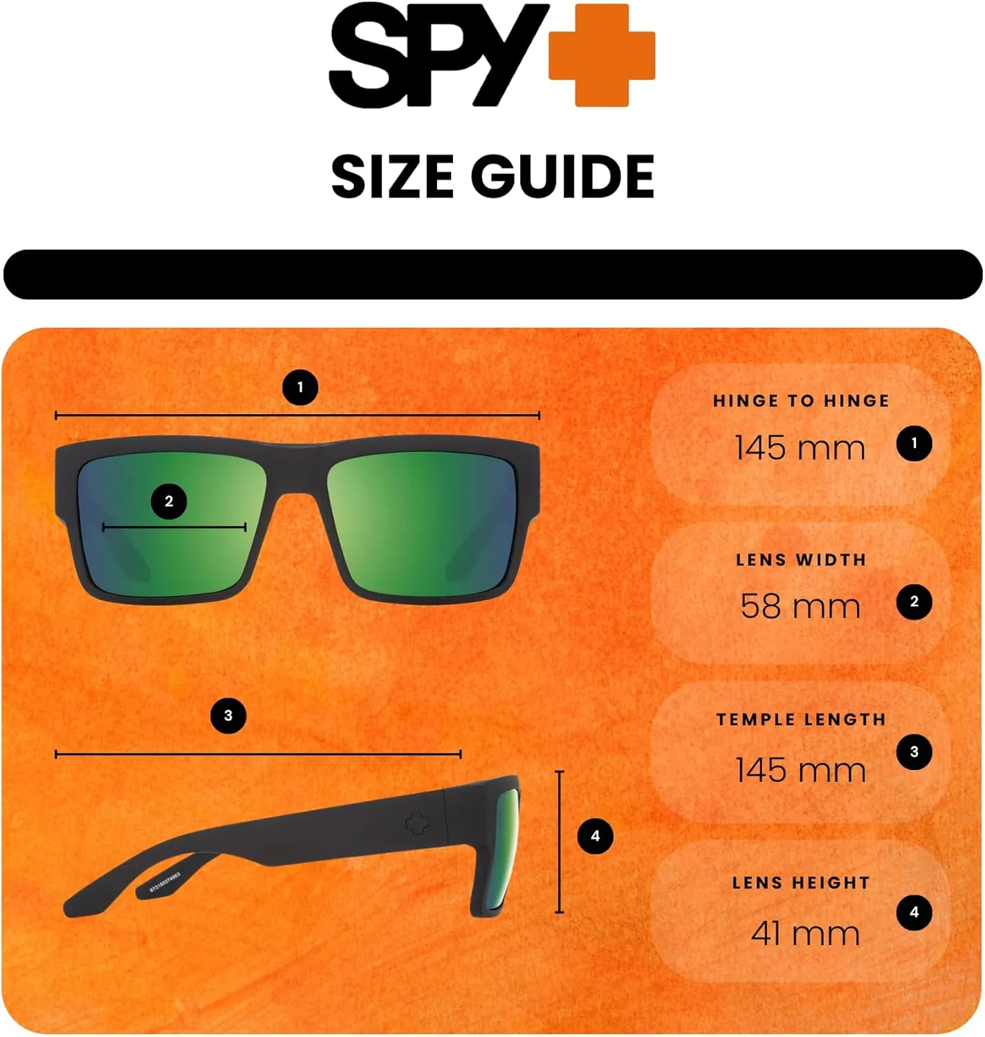 SPY Cyrus Square Sunglasses for Men for Women   BUNDLE with Designer iWear Eyewear Kit