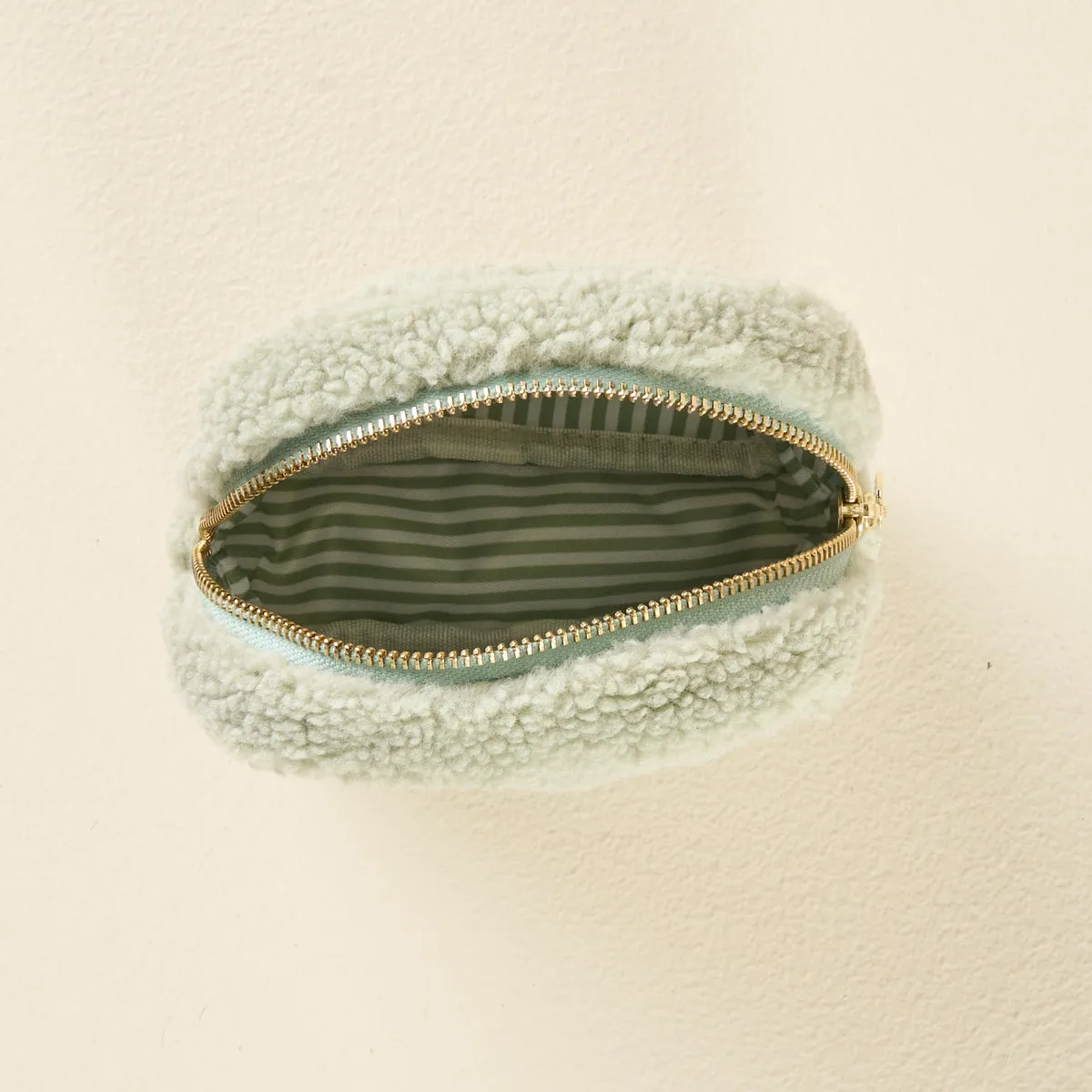 Square Teddy Pouch - Floral Sage