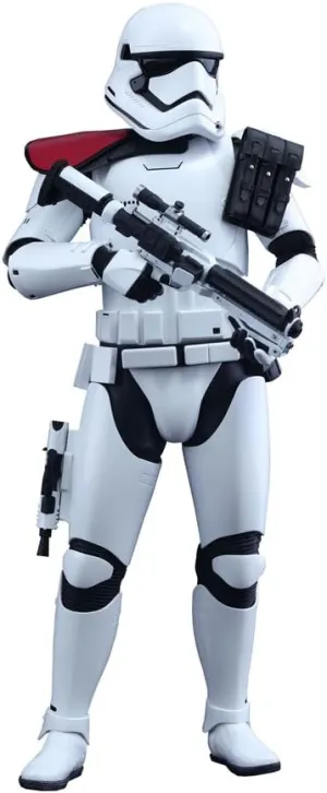 Star Wars HOT TOYS Movie Masterpiece The Force Awakens First Order Stormtrooper Officer 1/6TH Scale Collectible Figure