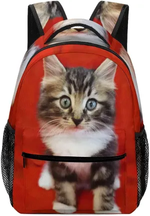 Stylish Backpack, Cat Print Durable Backpack Travel Backpack Hiking Backpack Ergonomic Backpack Comfortable Backpack